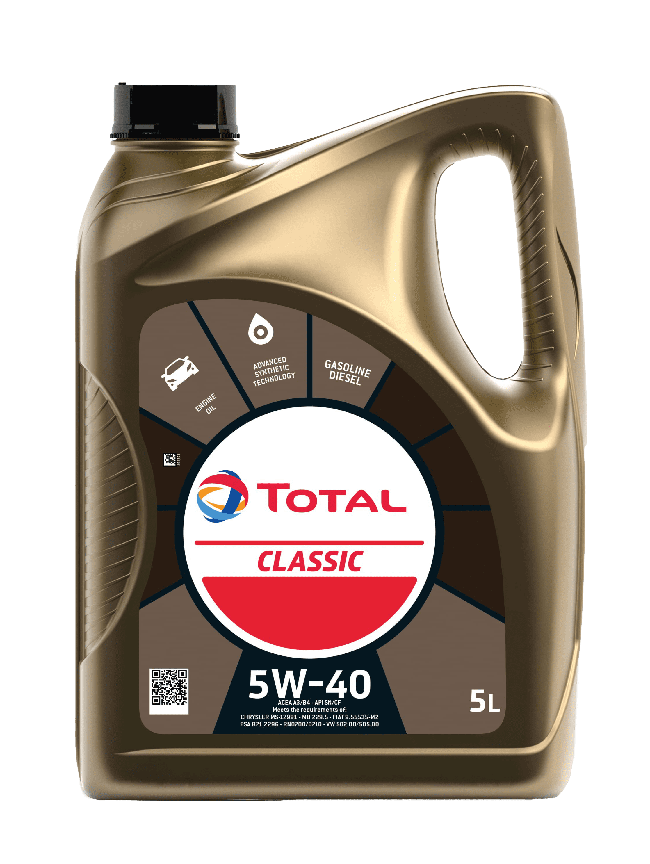 Моторное масло Total CLASSIC 5W40, 5л